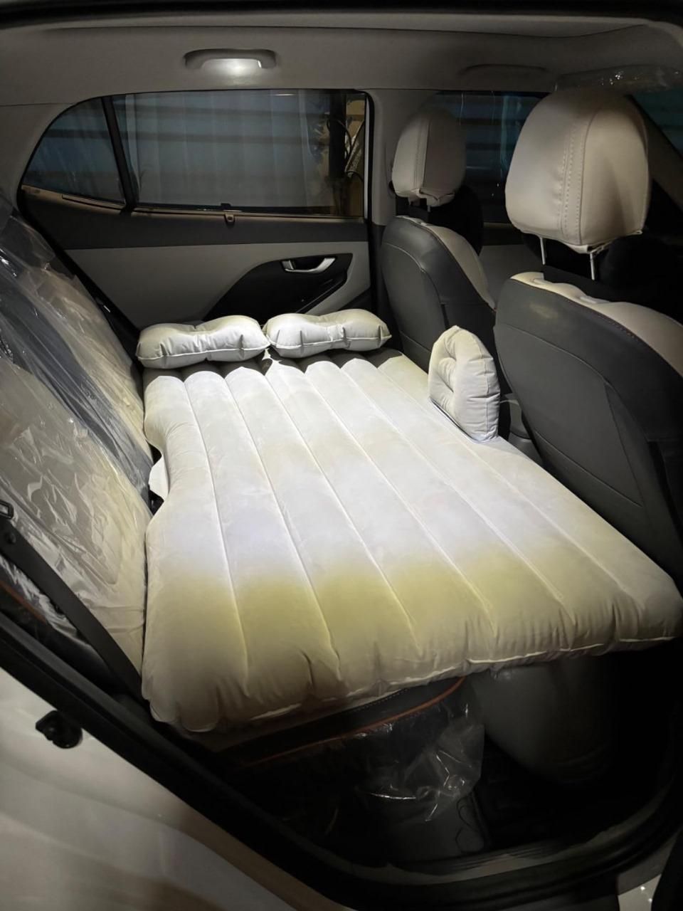 Car Travel Bed Mattress with 2 Air Pillows – Comfort on the Move
