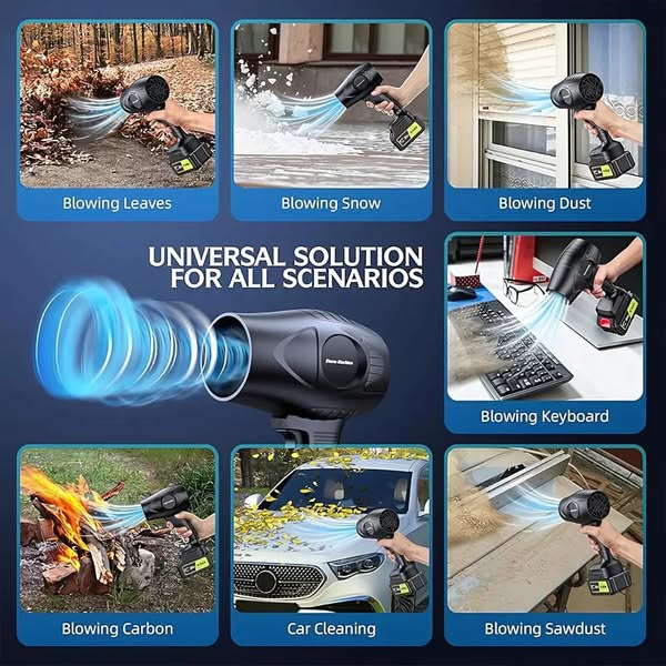 Cordless Turbo Jet Blower – Compact Power for Every Mess