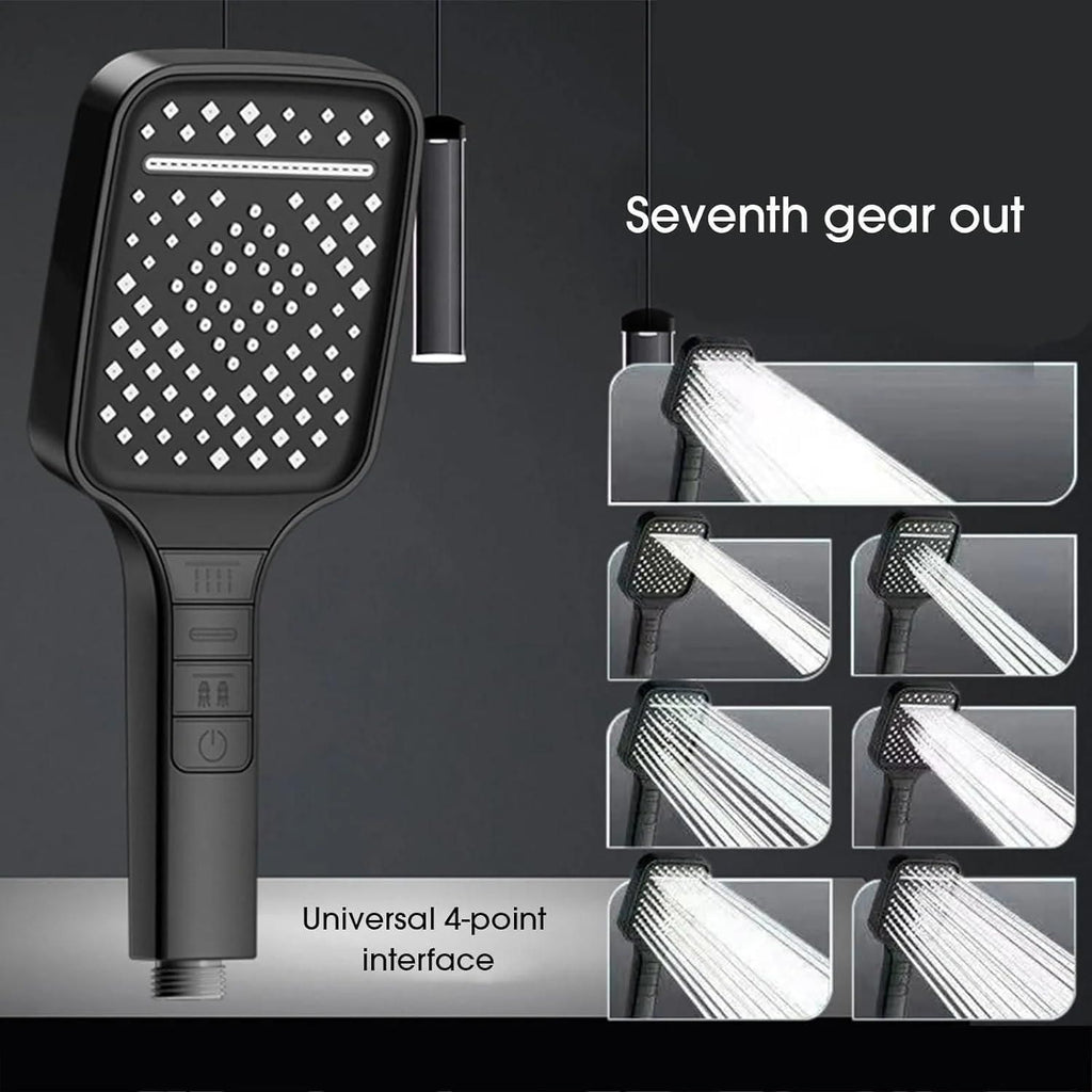 Square Hand Shower for Bathroom Without Hose Pipe