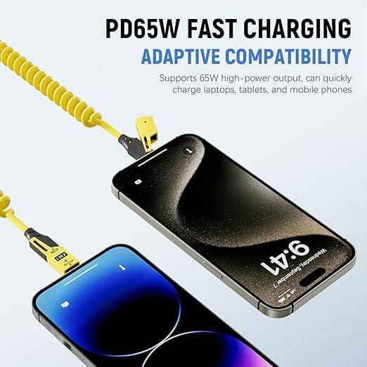 4-in-1 Spring Data Cable – Universal, Compact & Built to Last
