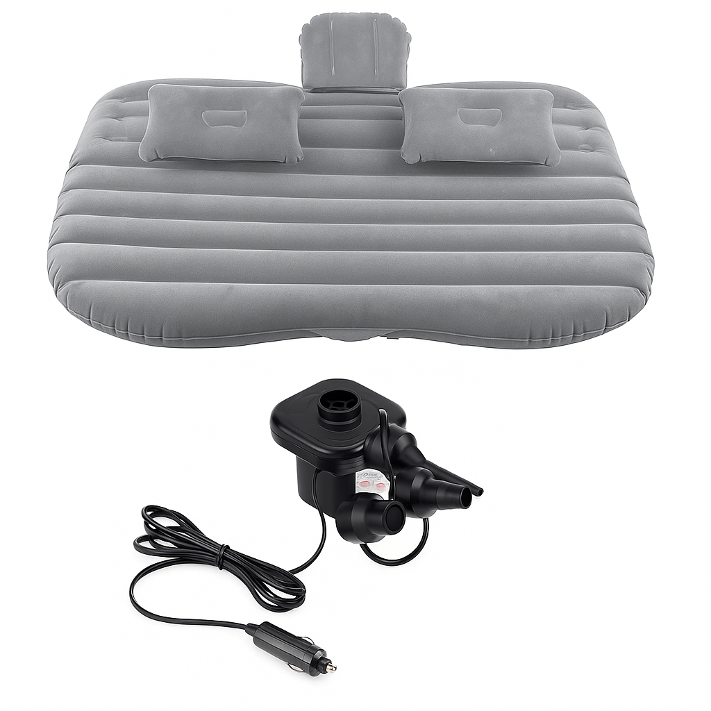 Car Travel Bed Mattress with 2 Air Pillows – Comfort on the Move