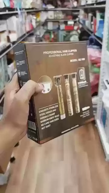 Gold Cordless Hair Trimmer – Professional Rechargeable Clipper for Men